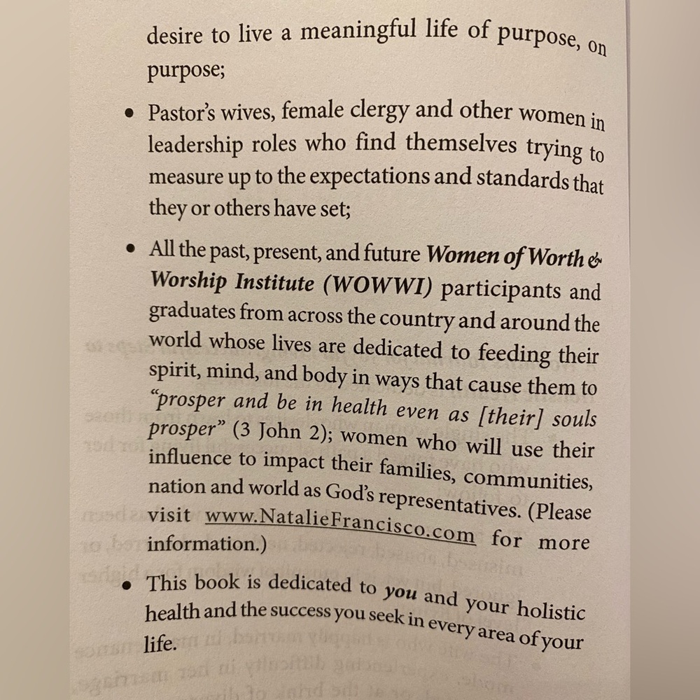 A Woman's Journal for Joyful Living (A book written by Dr. Natalie A. Francisco) - Picture 8 of 8
